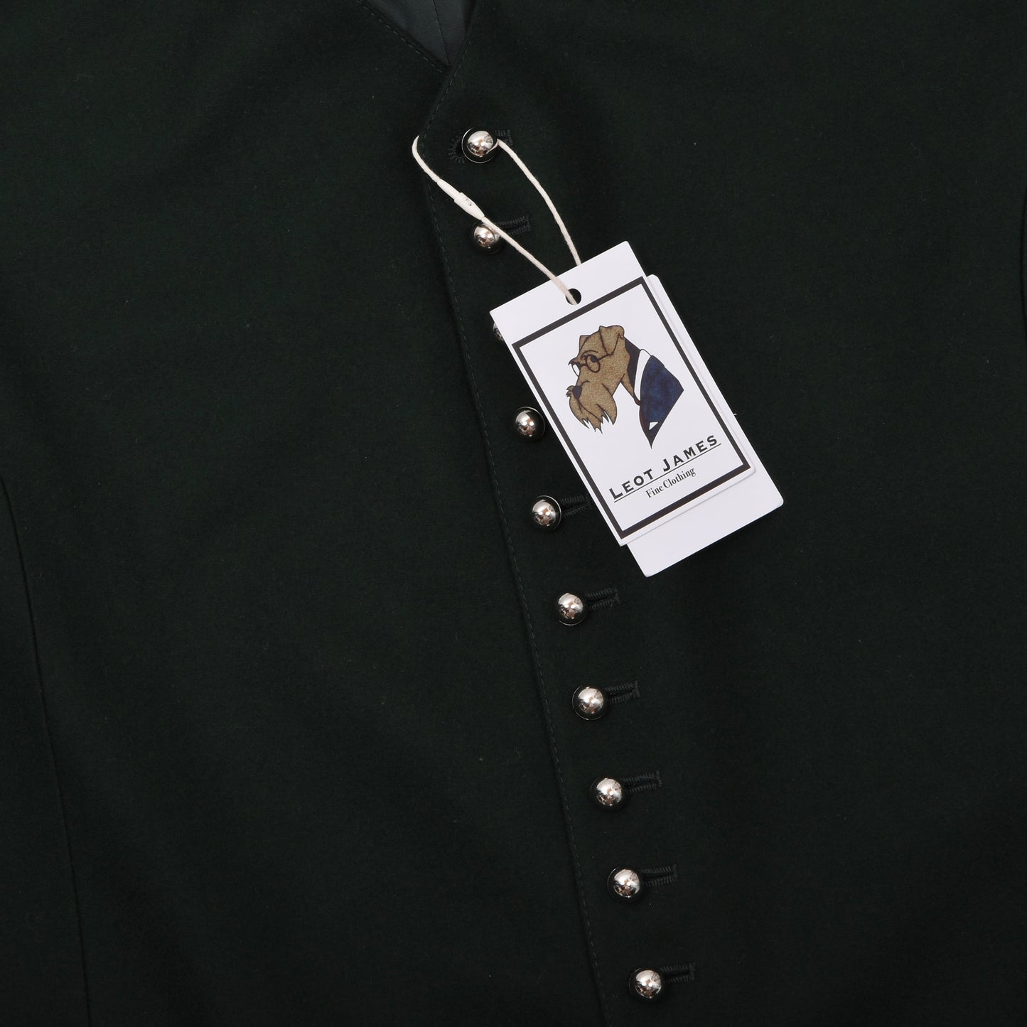 Allwerk Wollweste/Trachtengilet Größe 30 ca. 66cm - Grün