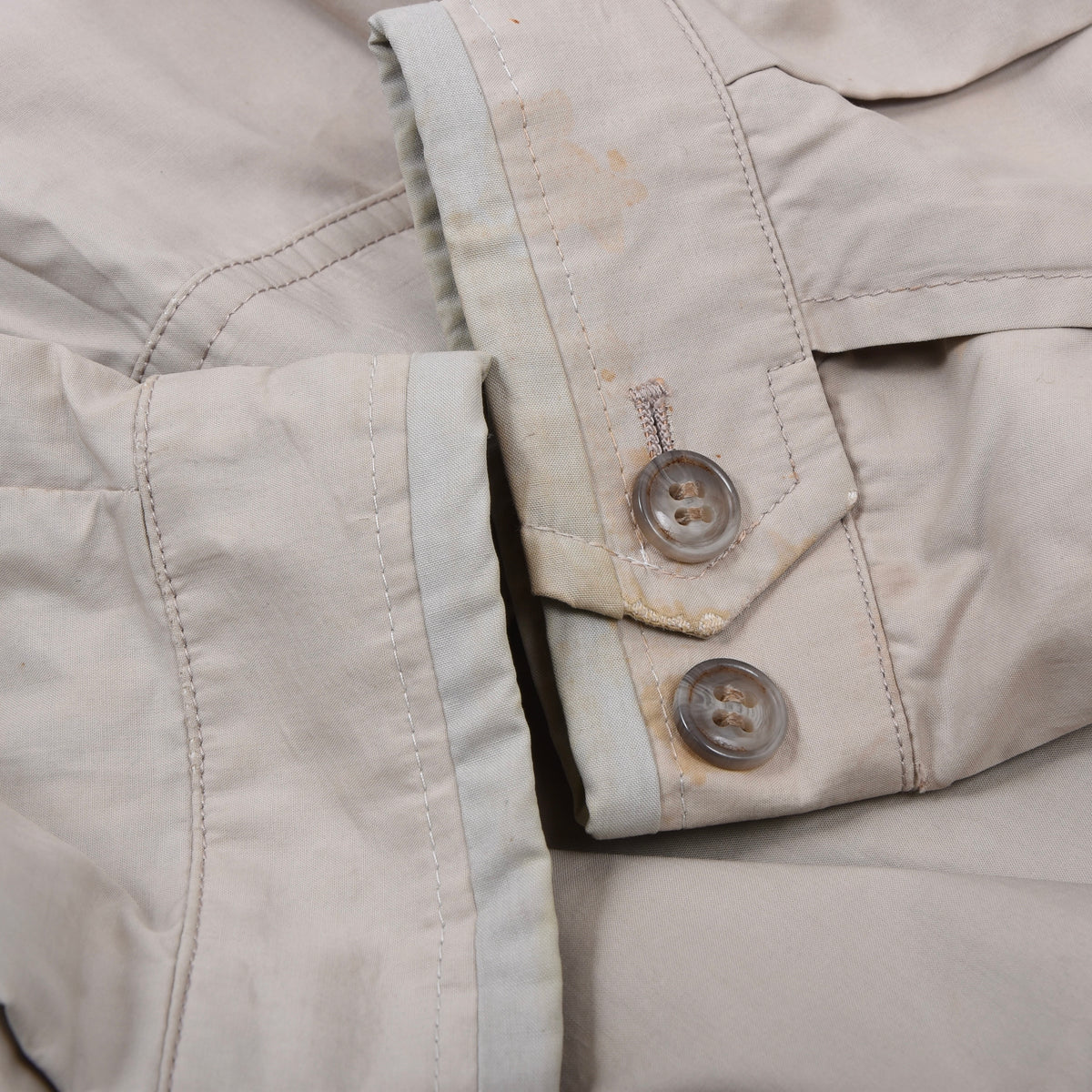 Vintage Burberrys Blouson/Jacke Gr. 52 Made in Spain - Beige-Grau