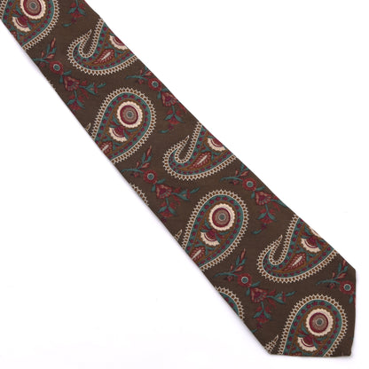 Polo Ralph Lauren Ancient Madder Seide Krawatte – Braun Paisley