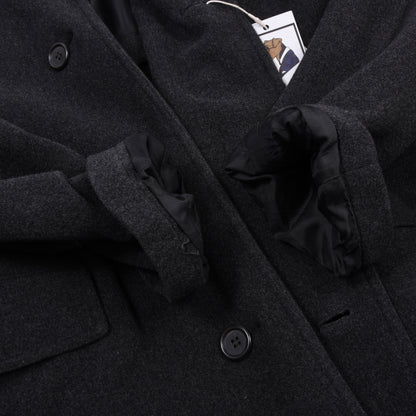 Salvatore Ferragamo Wolle-Kaschmir Car Coat/Mantel Gr. 54 Made in Italy - Grau