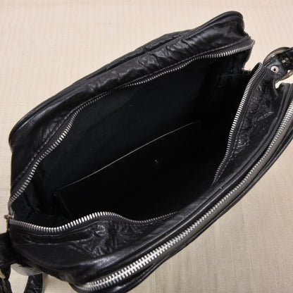 Vintage Adidas Crossbody Bag Art. 4202 Made in Yugoslavia - Black