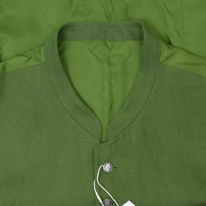 Allwerk Linen Vest/Trachtengilet Size 56 - Green
