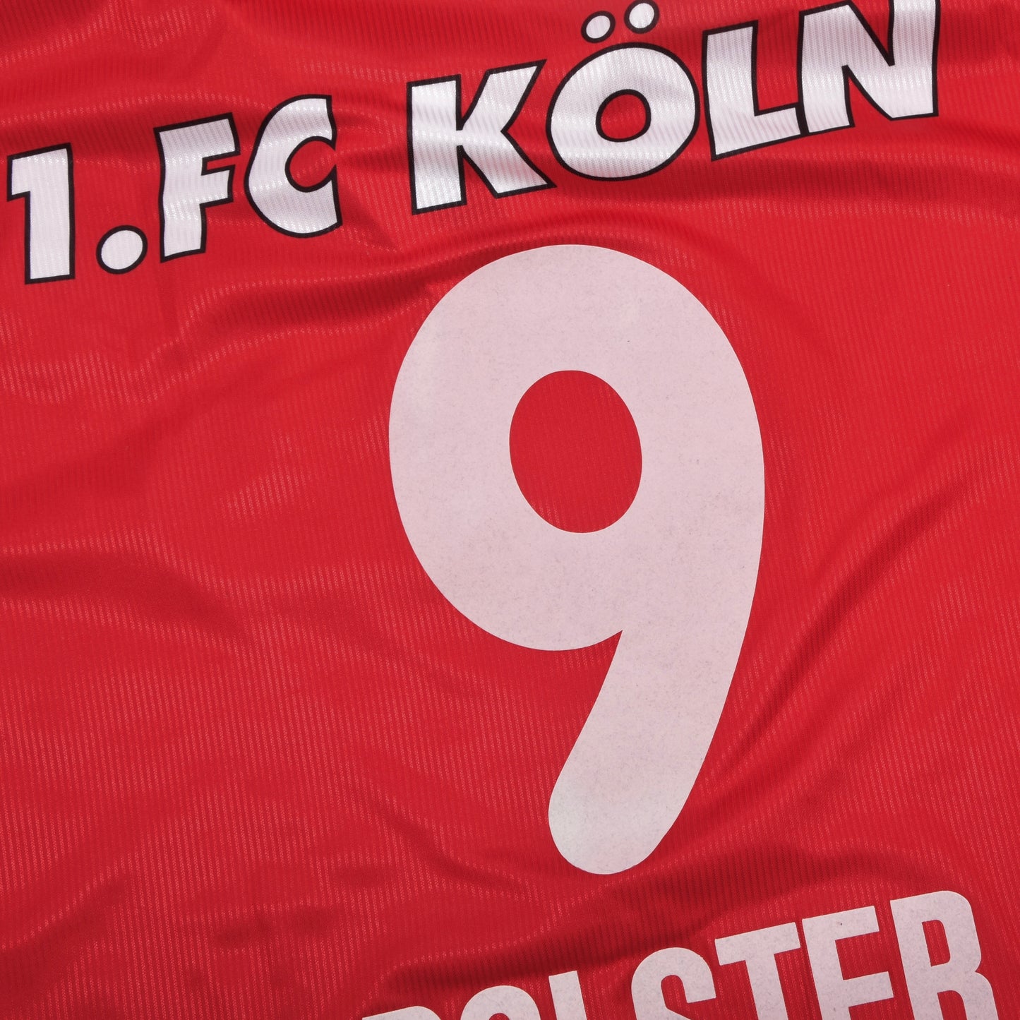 Vintage 1. FC Köln Puma Jubiläumstrikot #9 Polster 1948-1998 Größe XL Brust ca. 57cm