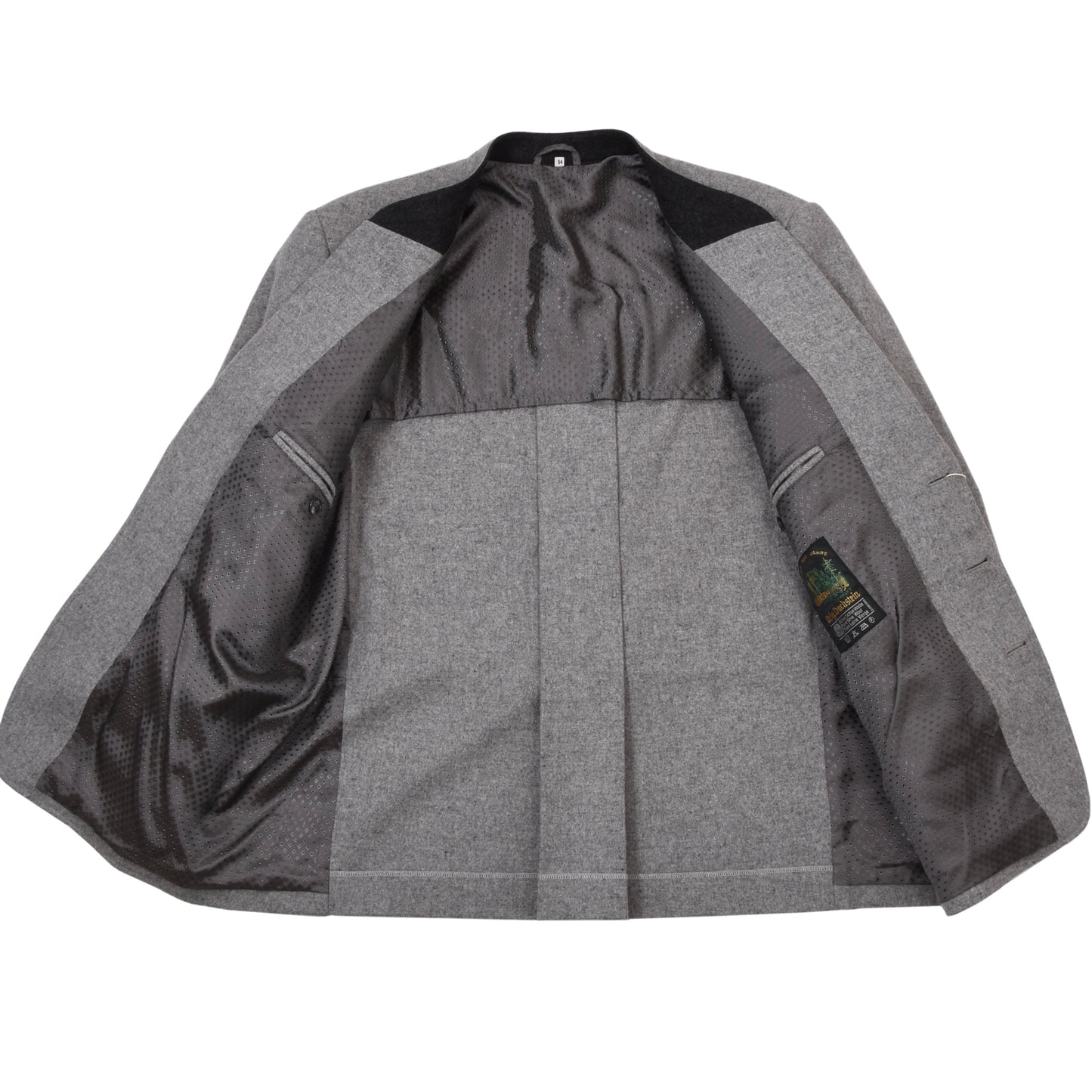 Orig. Dachstein 100% Wolle Janker/Jacke Größe 54 ca. 61cm - Grau