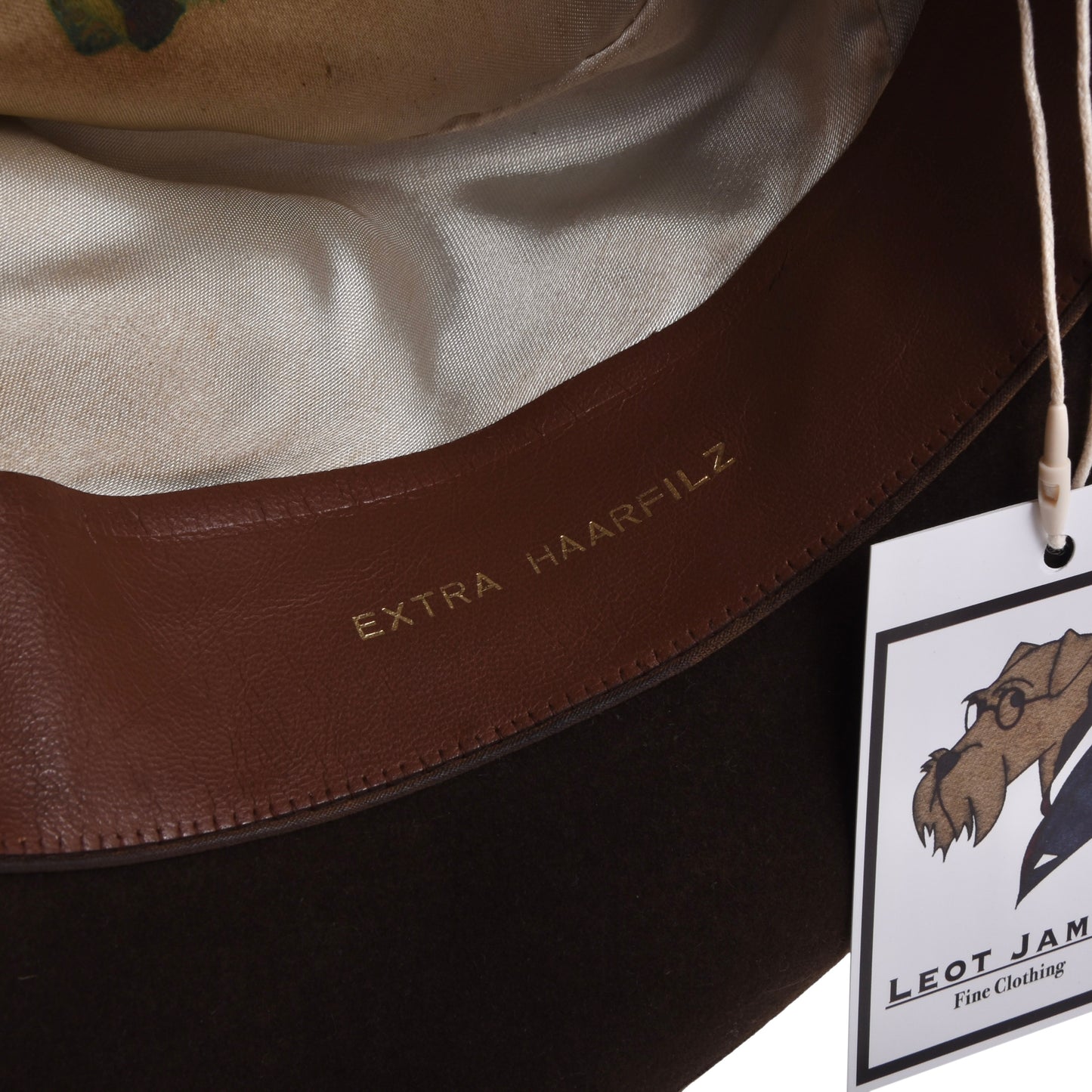 Skriwanek Hut, 1930er-1940er Jahre, 6,5 cm Krempe, Größe 56, Braun