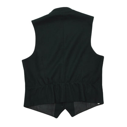 Klassische Wollweste/Trachtengilet Größe 46 ca. 49,5cm - Grün