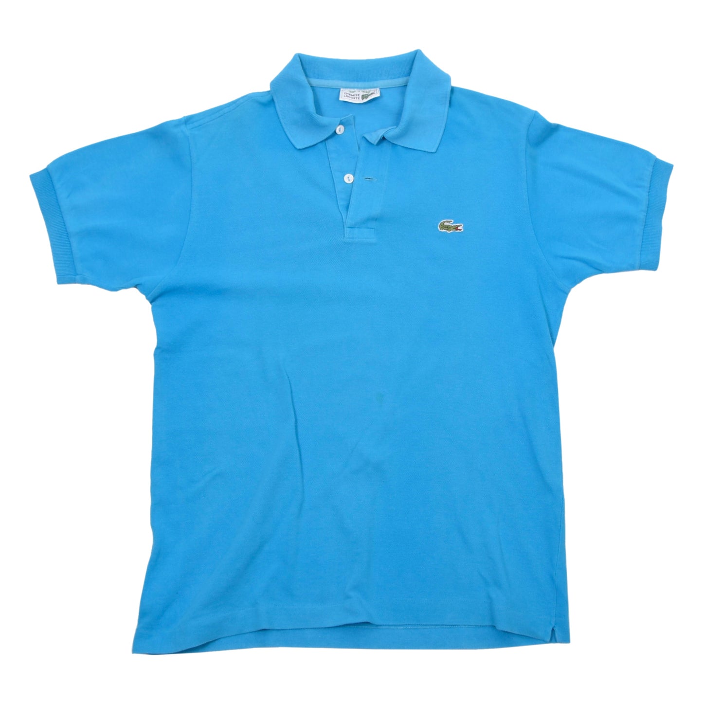 Vintage Lacoste 3er Polo-Shirts Made in France Größe 4 ca. 50,5-54cm - Petrol/Rot/Grün