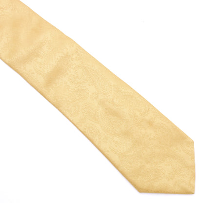 Hawes & Curtis Seidenkrawatte ca. 154.5cm/9.8cm - Gelber Jacquard