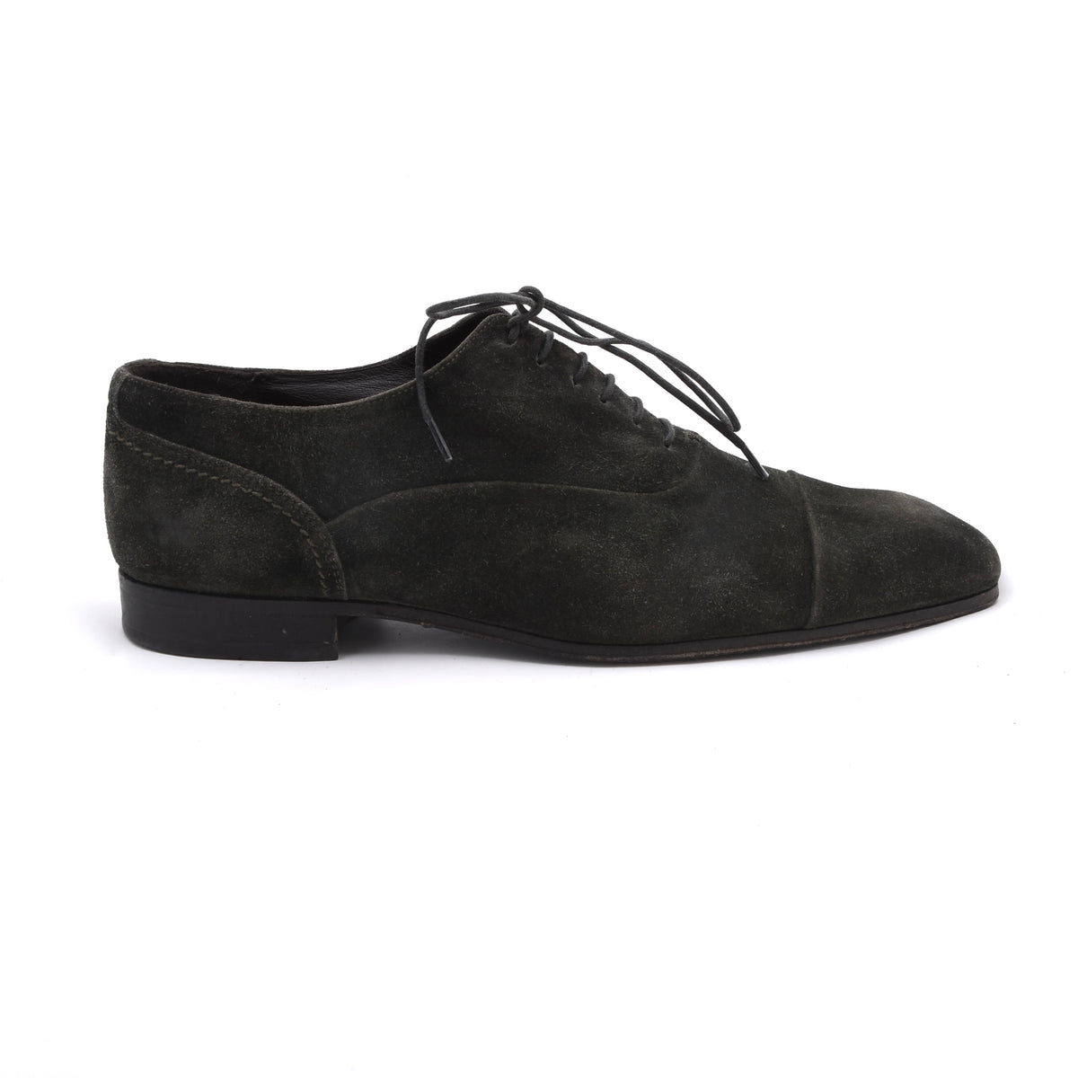Z Zegna Wildleder Schuhe Gr. EU 7 / US 8 Made in Italy - Grün