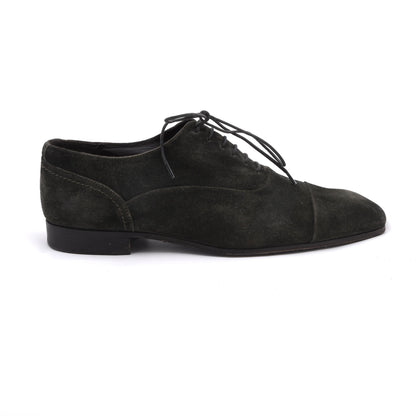 Z Zegna Wildleder Schuhe Gr. EU 7 / US 8 Made in Italy - Grün