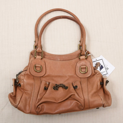 Stuart Weitzman Leder Handtasche Made in Spain - Tan