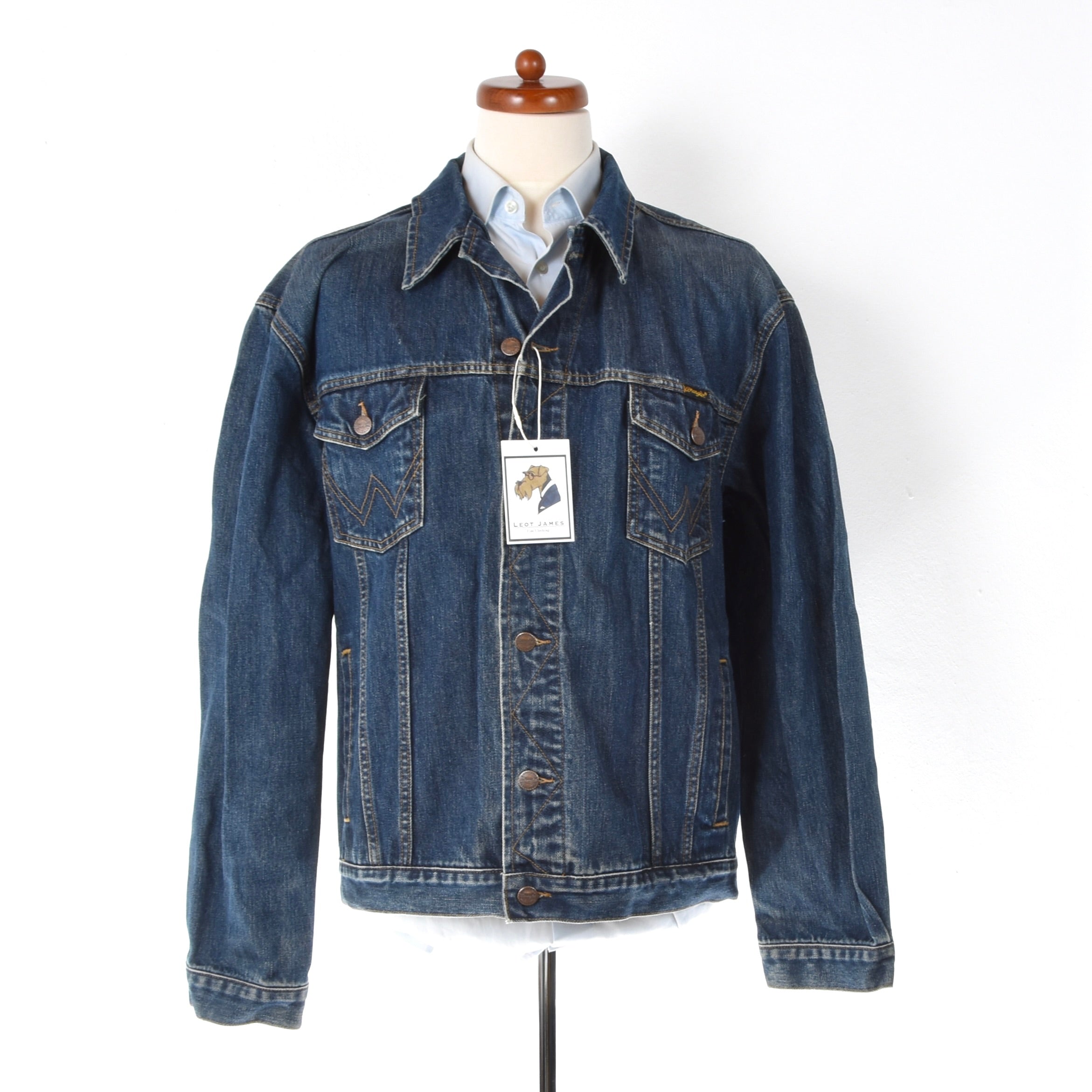 Wrangler Vintage Jean Jacket KP W41001 Size XXL - Blue – Leot James