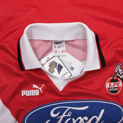 Vintage 1. FC Köln Puma Jubiläumstrikot #9 Polster 1948-1998 Größe XL Brust ca. 57cm