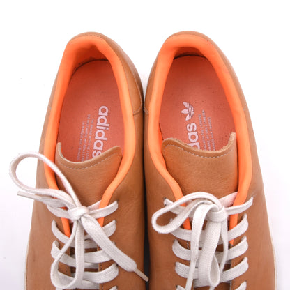 Adidas Superstar Sneakers 80s Clean Leather Größe 42 2/3 - Hellbraun/Orange