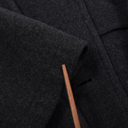 Salvatore Ferragamo Wolle-Kaschmir Car Coat/Mantel Gr. 54 Made in Italy - Grau