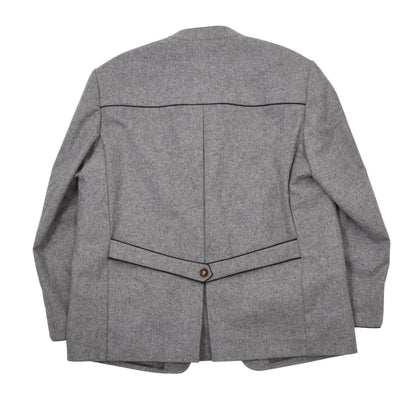 Orig. Dachstein 100% Wolle Janker/Jacke Größe 54 ca. 61cm - Grau