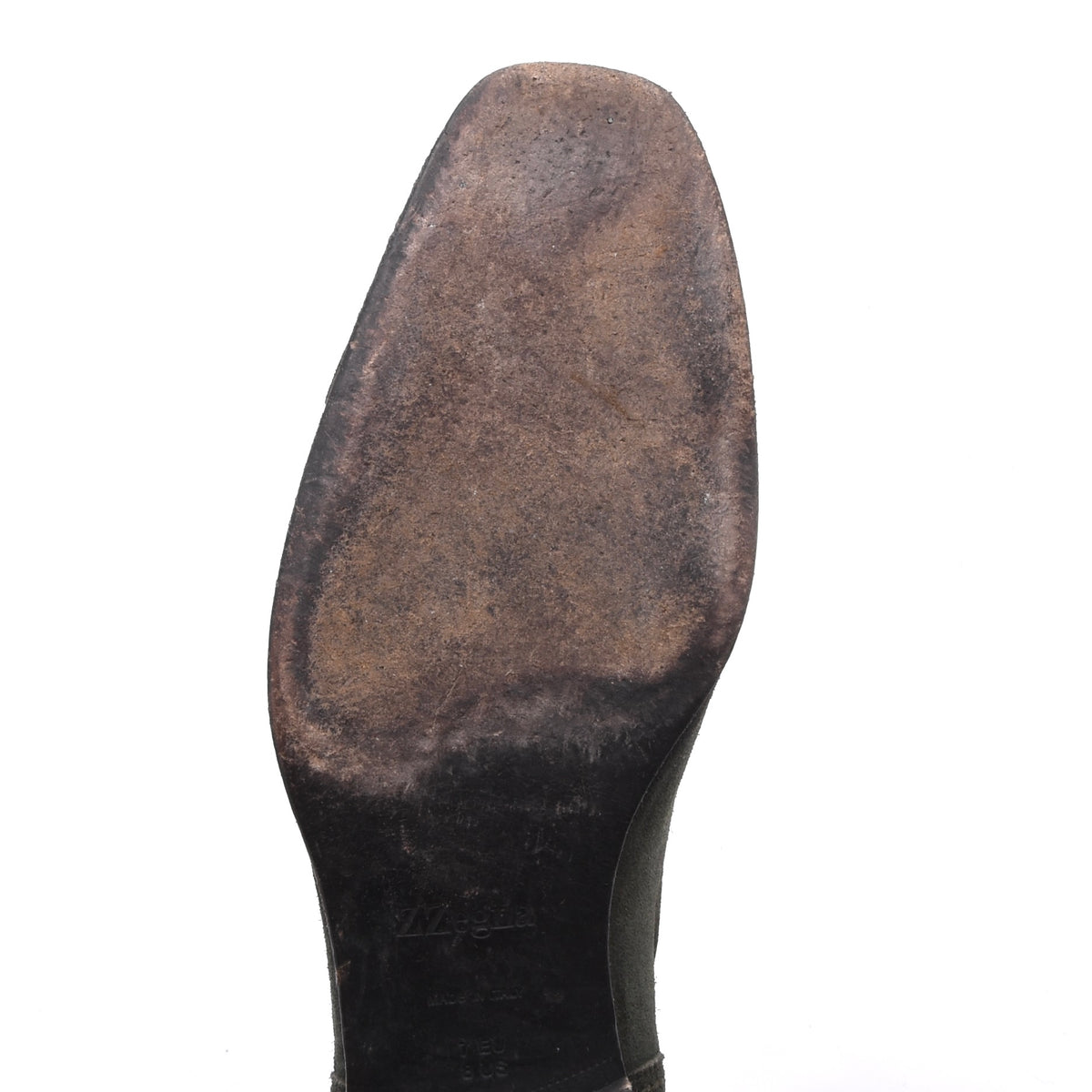 Z Zegna Wildleder Schuhe Gr. EU 7 / US 8 Made in Italy - Grün