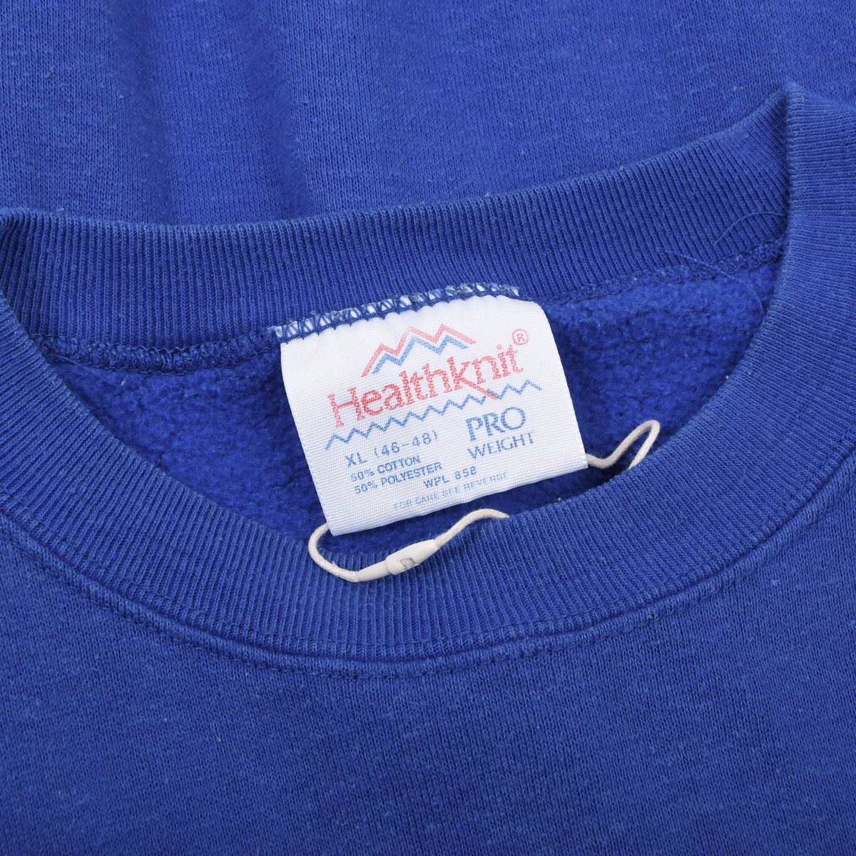 Vintage 1980-90er San Francisco x Healthknit Sweatshirt Gr. XL Made in the USA - Blau