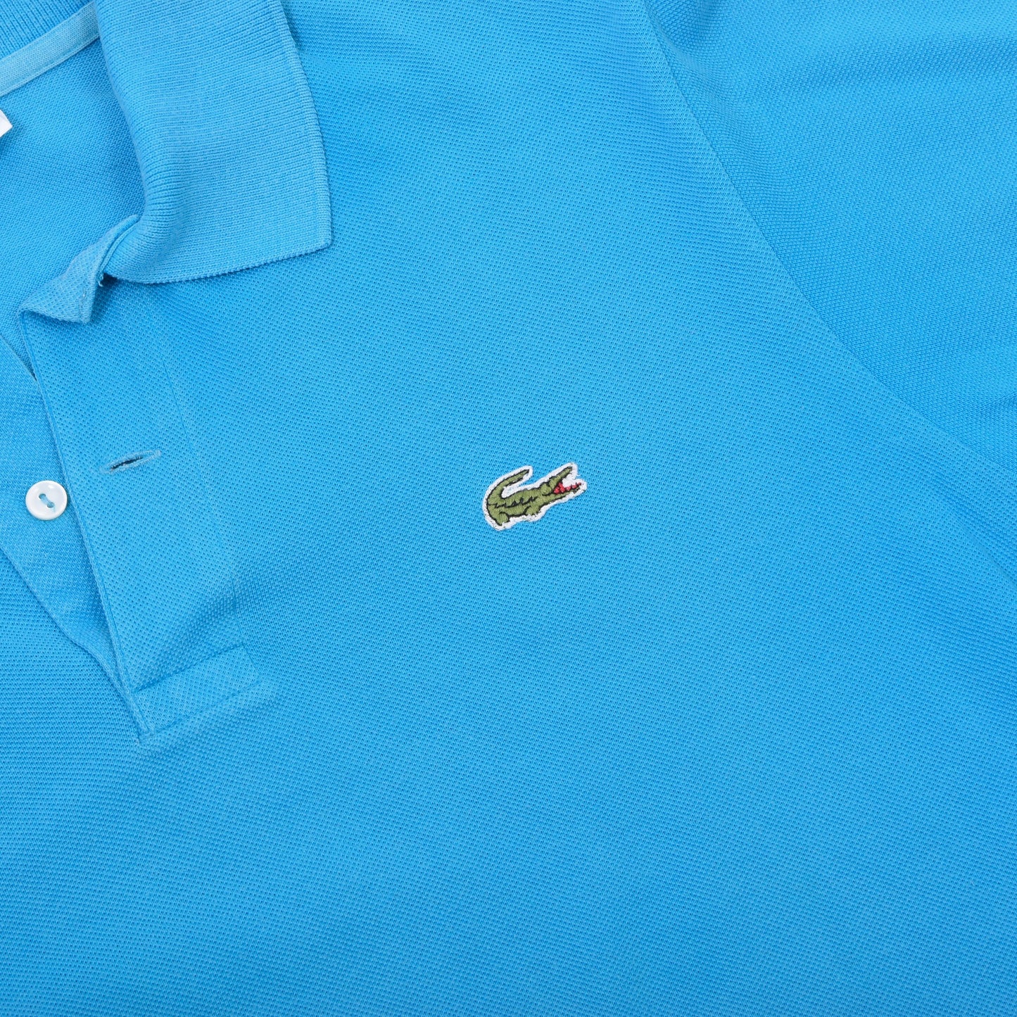 Vintage Lacoste 3er Polo-Shirts Made in France Größe 4 ca. 50,5-54cm - Petrol/Rot/Grün