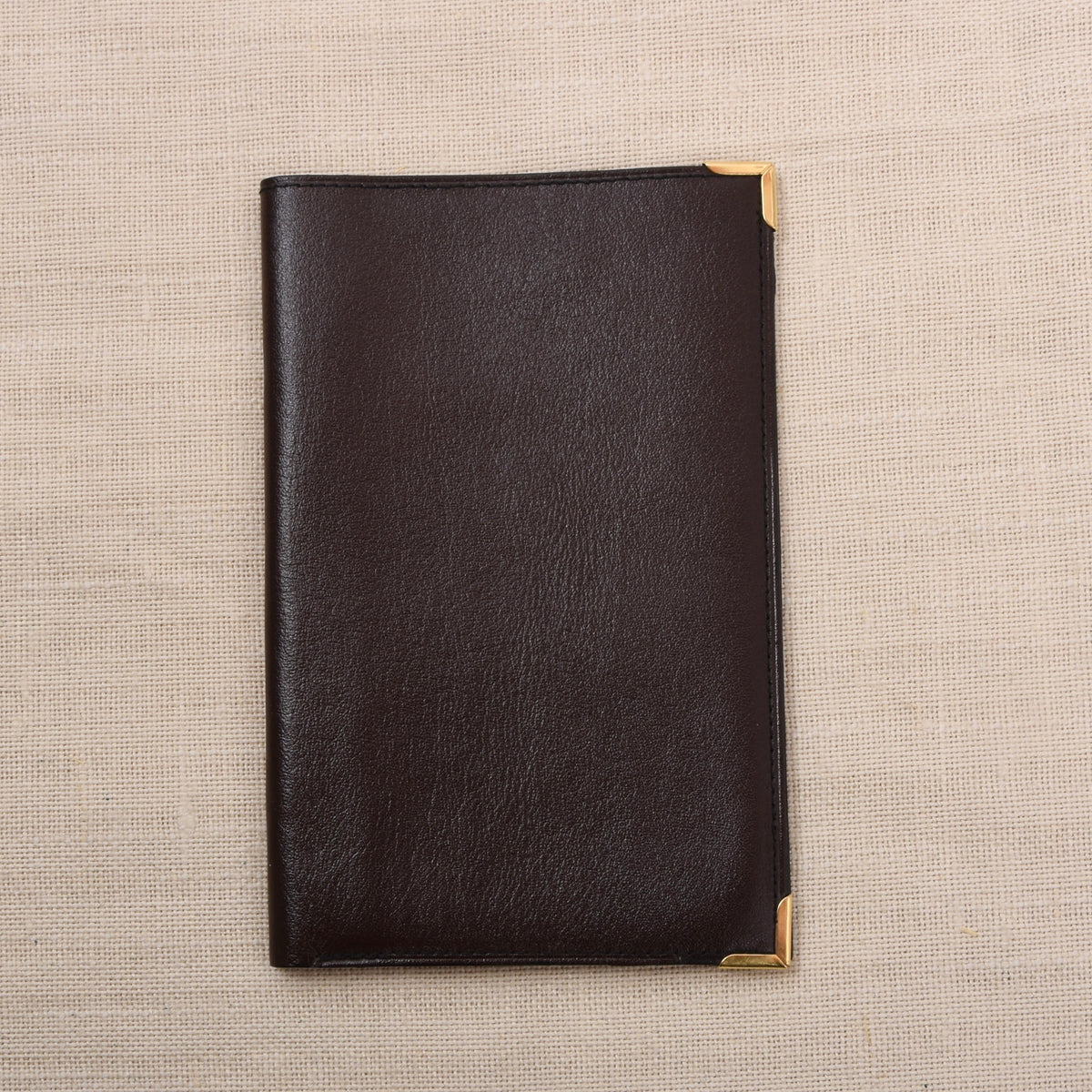 NOS Creation G. Leonard Leder-Notizbuchmappe - Braun