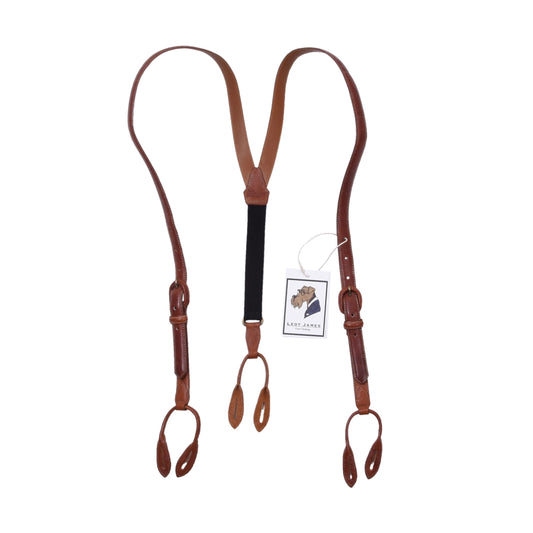 Vintage Polo Ralph Lauren Lederhosenträger - Braun