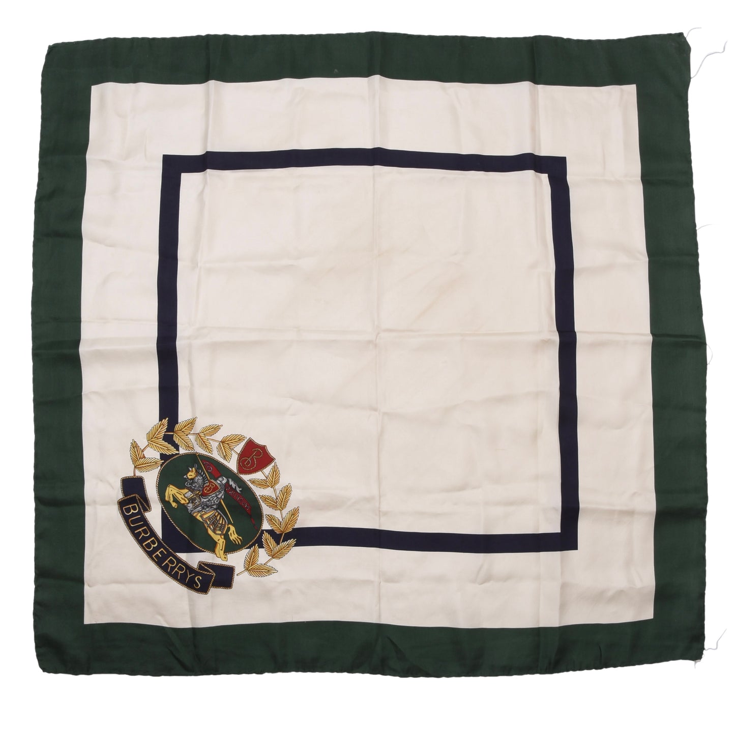 Vintage Burberrys Silk Scarf ca. 87cm
