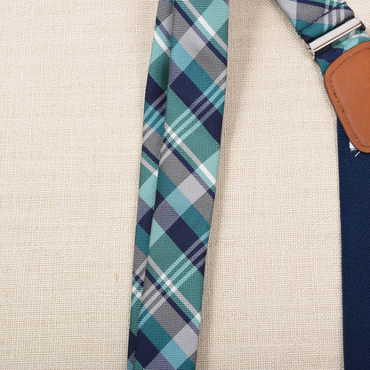 Plaid Braces/Suspenders
