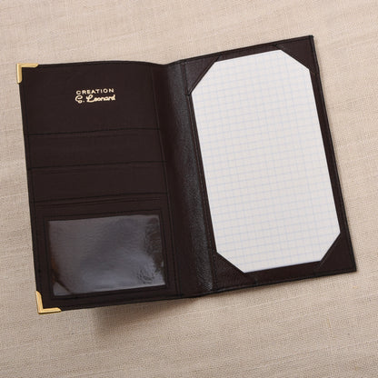 NOS Creation G. Leonard Leder-Notizbuchmappe - Braun