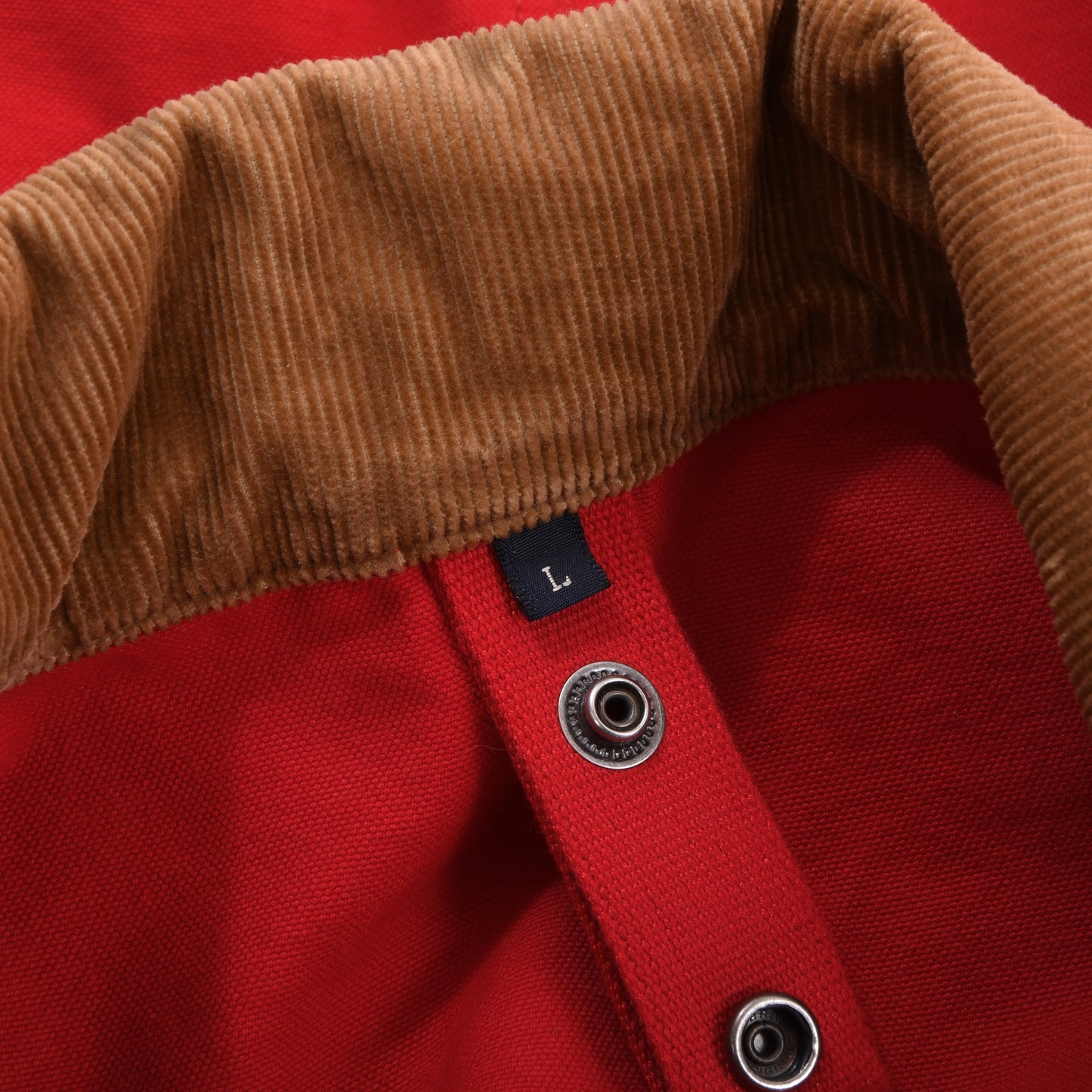 Fay Archive 4 Ganci Feuerwehrjacke, Größe L, Brustumfang ca. 63 cm – Rot