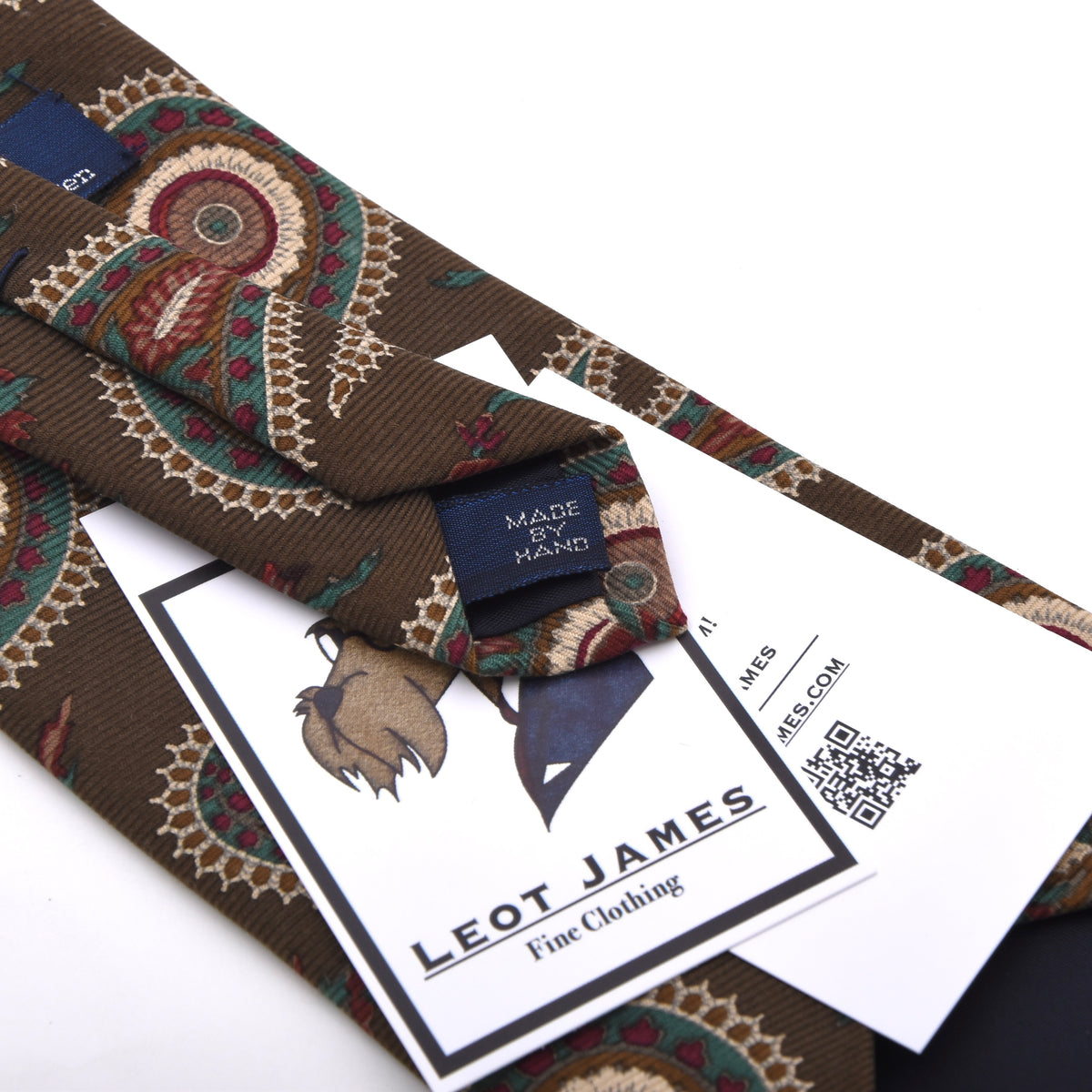Polo Ralph Lauren Ancient Madder Seide Krawatte – Braun Paisley