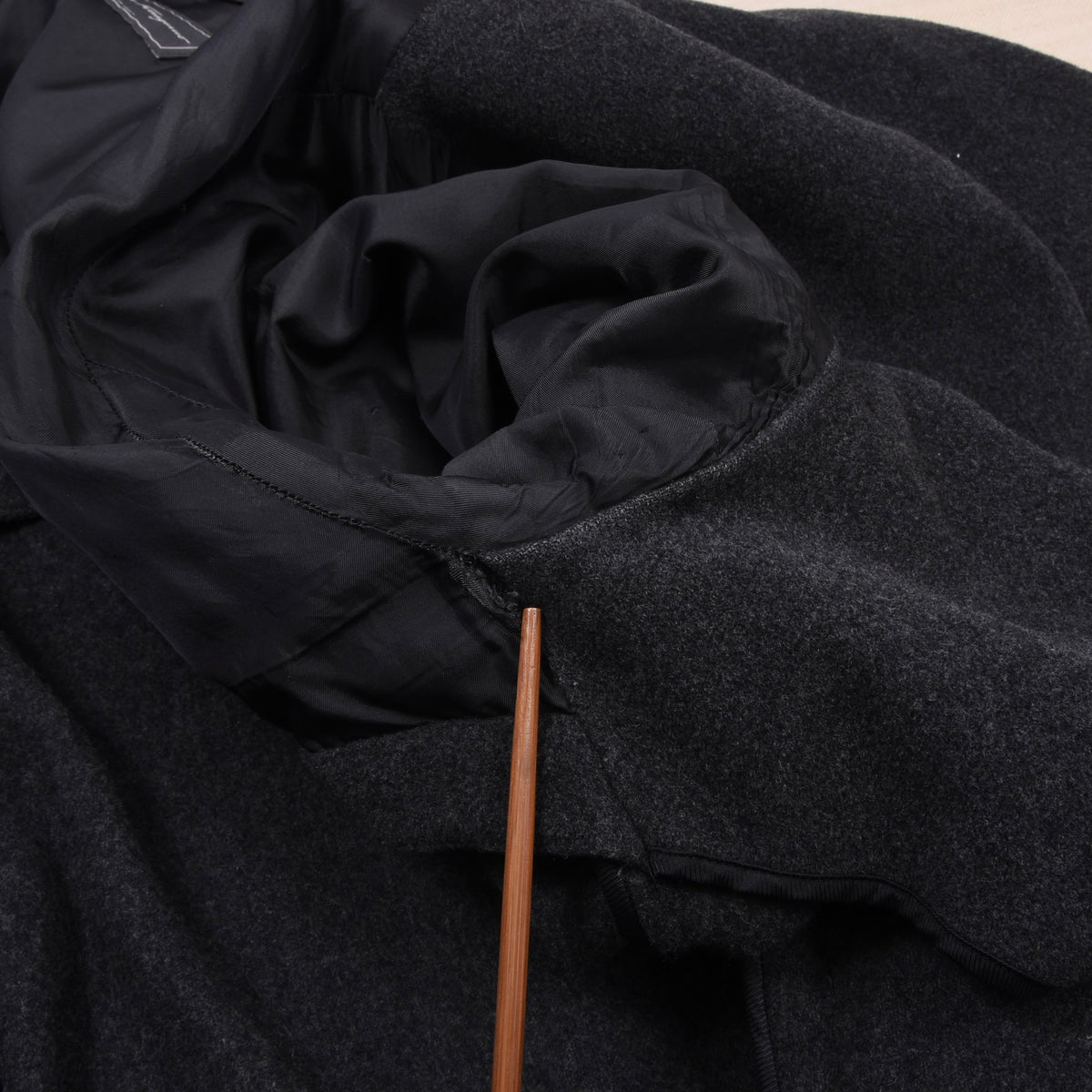 Salvatore Ferragamo Wolle-Kaschmir Car Coat/Mantel Gr. 54 Made in Italy - Grau