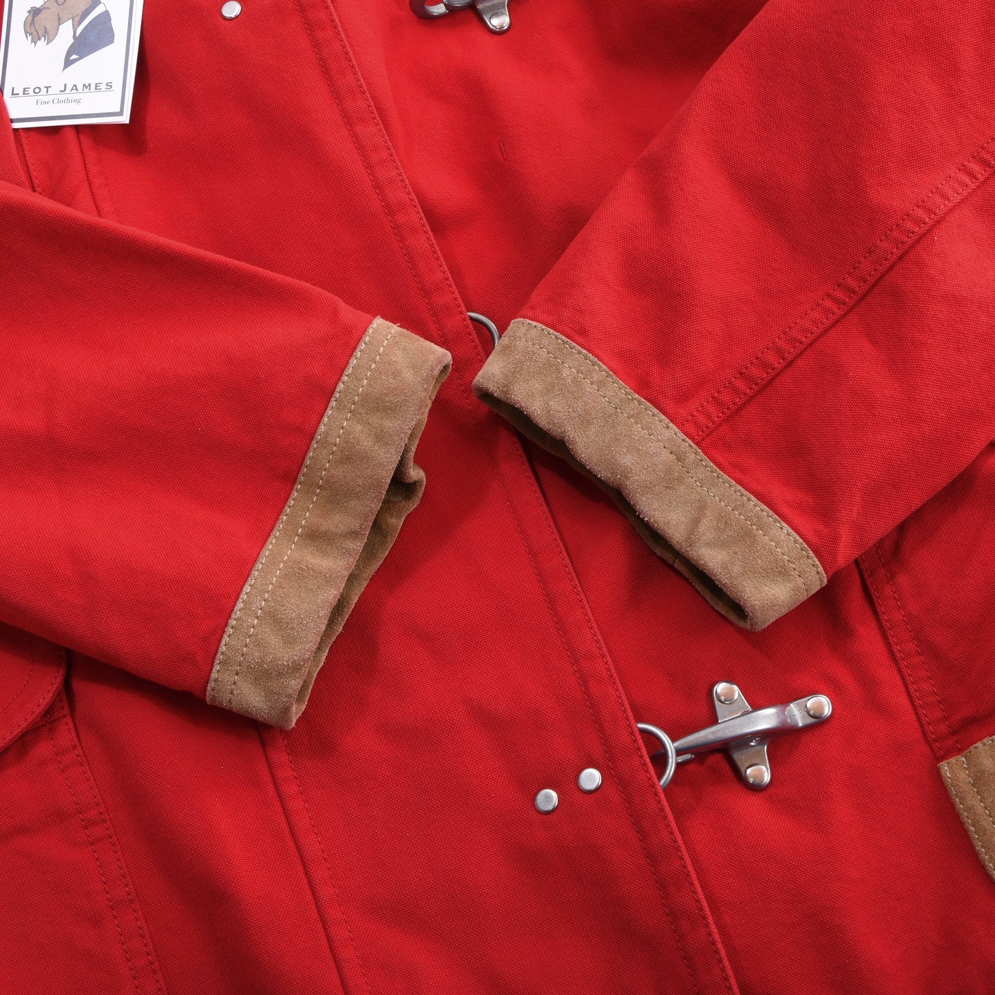 Fay Archive 4 Ganci Feuerwehrjacke, Größe L, Brustumfang ca. 63 cm – Rot