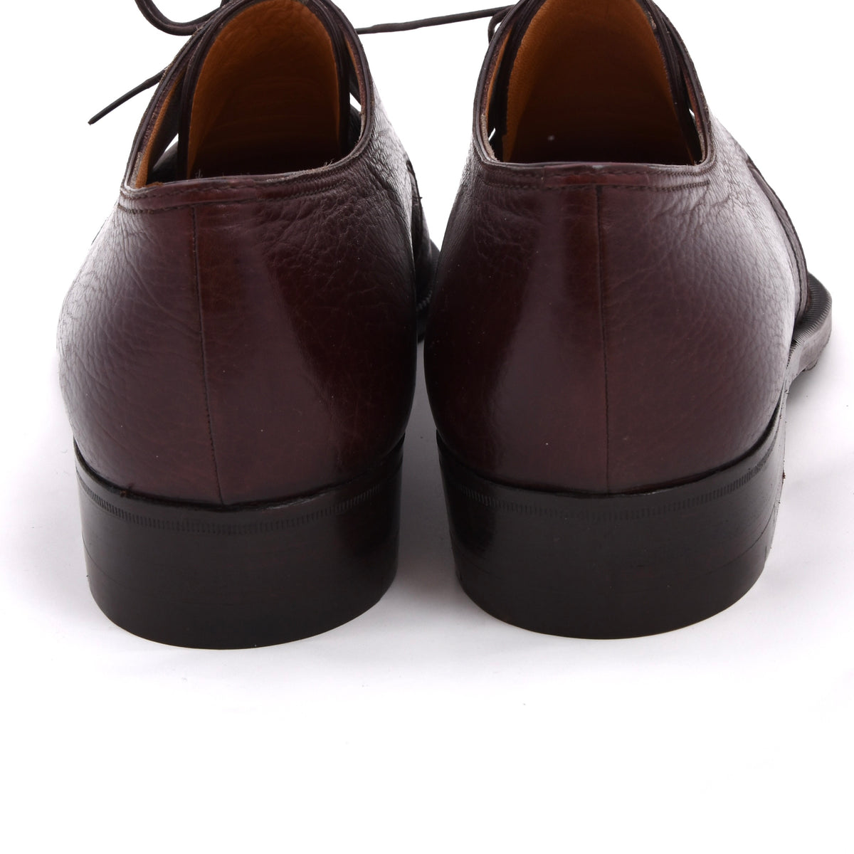 A. Testoni Derby Schuhe Gr. 7.5 F – Bordeaux-Braun