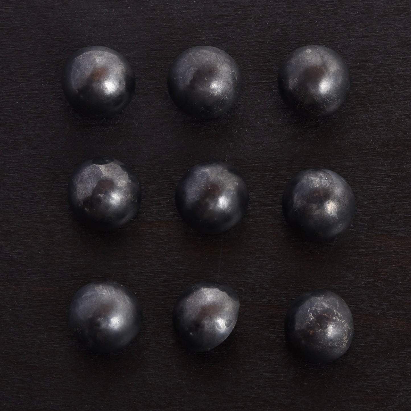 9x .835 Silver Round Trachten Buttons ca. 8.73g