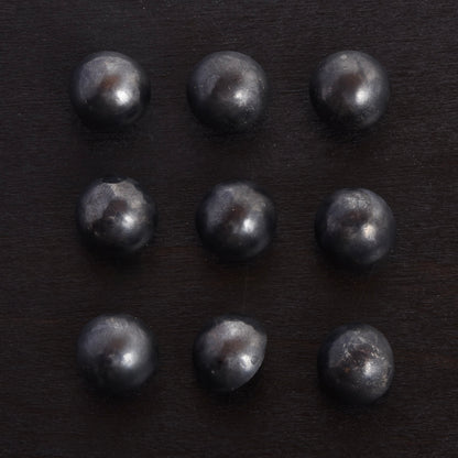 9x .835 Silver Round Trachten Buttons ca. 8.73g