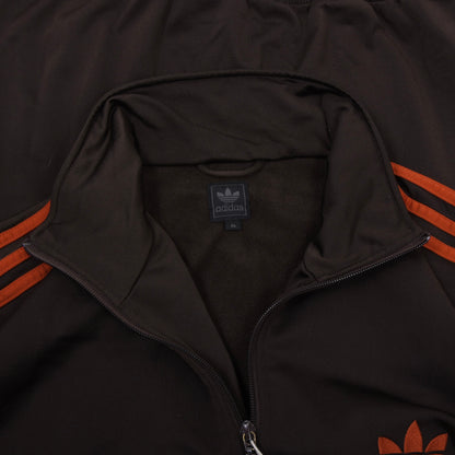 Adidas 2009 Firebird Trainingsjacke Gr. XL – Braun/Orange