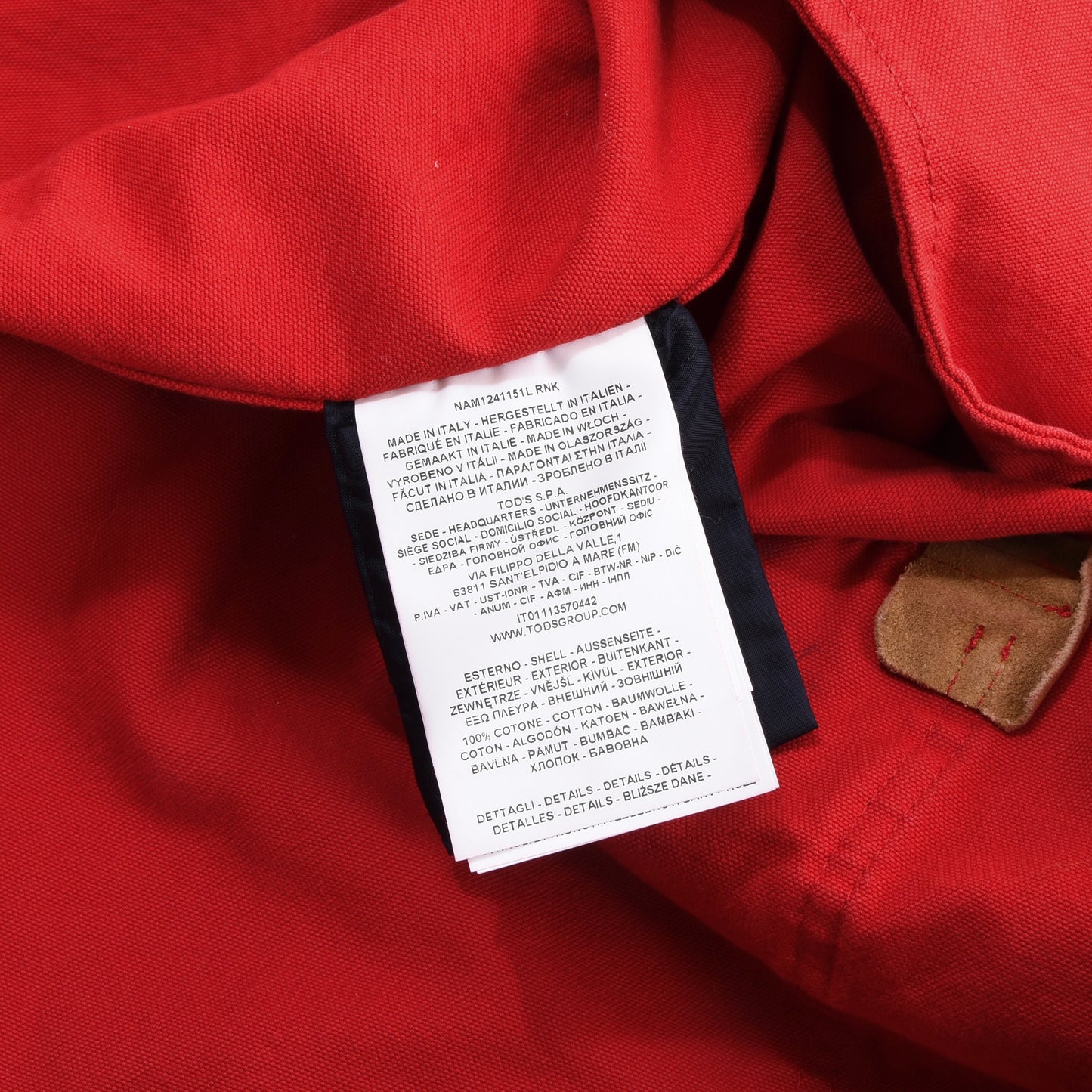 Fay Archive 4 Ganci Feuerwehrjacke, Größe L, Brustumfang ca. 63 cm – Rot