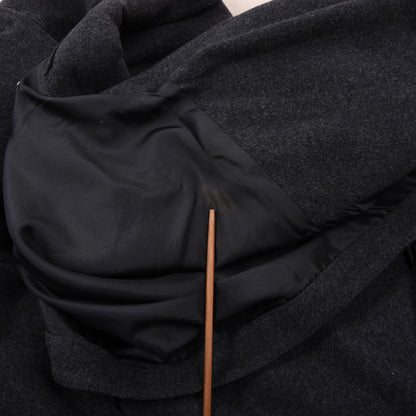Salvatore Ferragamo Wolle-Kaschmir Car Coat/Mantel Gr. 54 Made in Italy - Grau