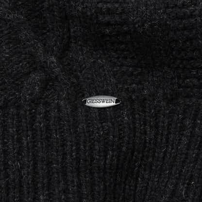 Giesswein Cableknit Wool Sweater Size 54 Chest ca. 59cm - Grey