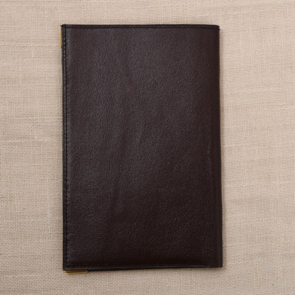 NOS Creation G. Leonard Leder-Notizbuchmappe - Braun