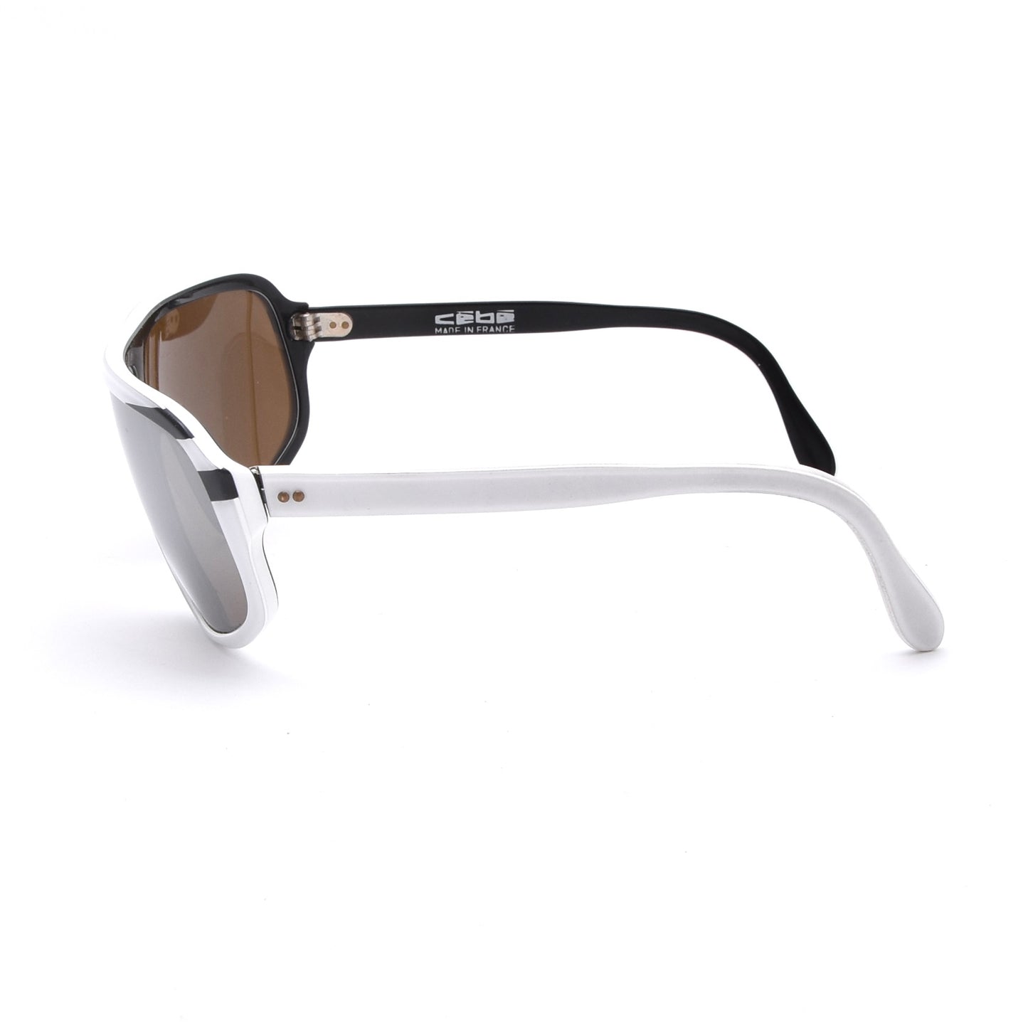 Vintage Cebe Gletscherbrille - Weiß/Schwarz