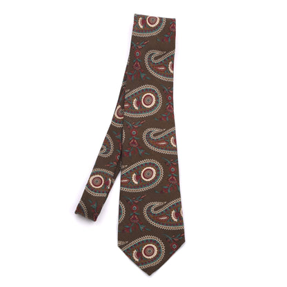 Polo Ralph Lauren Ancient Madder Seide Krawatte – Braun Paisley