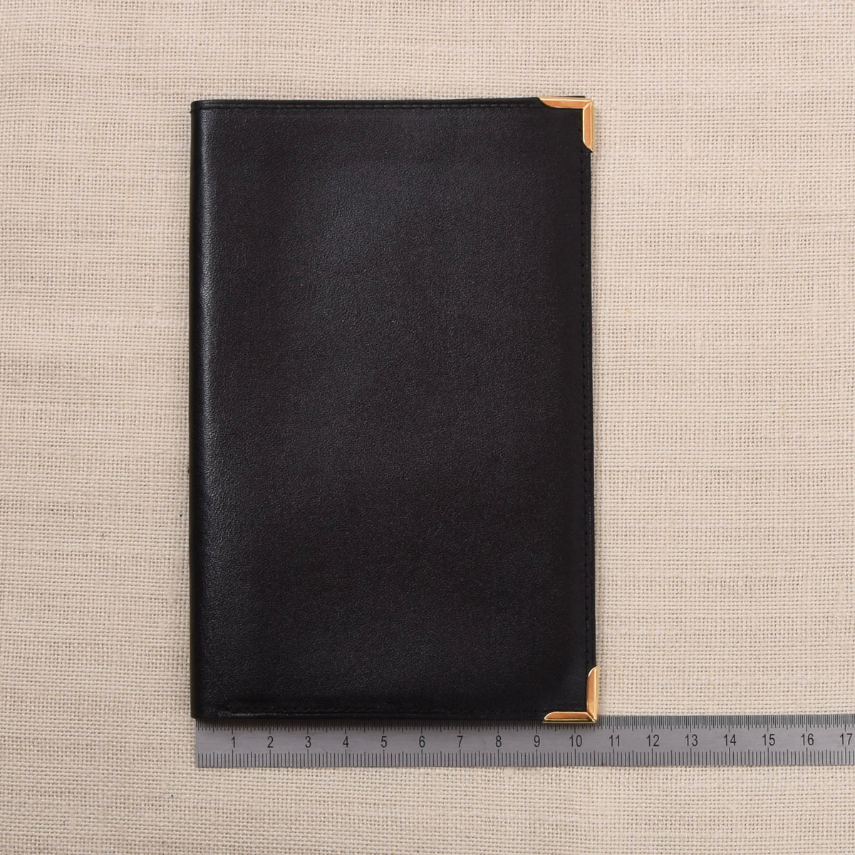 NOS Creation G. Leonard Leather Notepad Wallet - Black