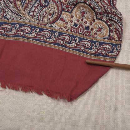 Jammers & Leufgen 100% Seide Stadtschal ca. 138 cm - Rot Paisley