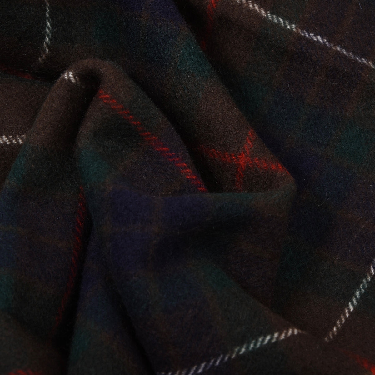 Blackwatch Tartan x2 Wool Scarves ca. 120-138cm