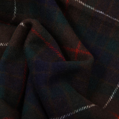 Blackwatch Tartan x2 Wool Scarves ca. 120-138cm