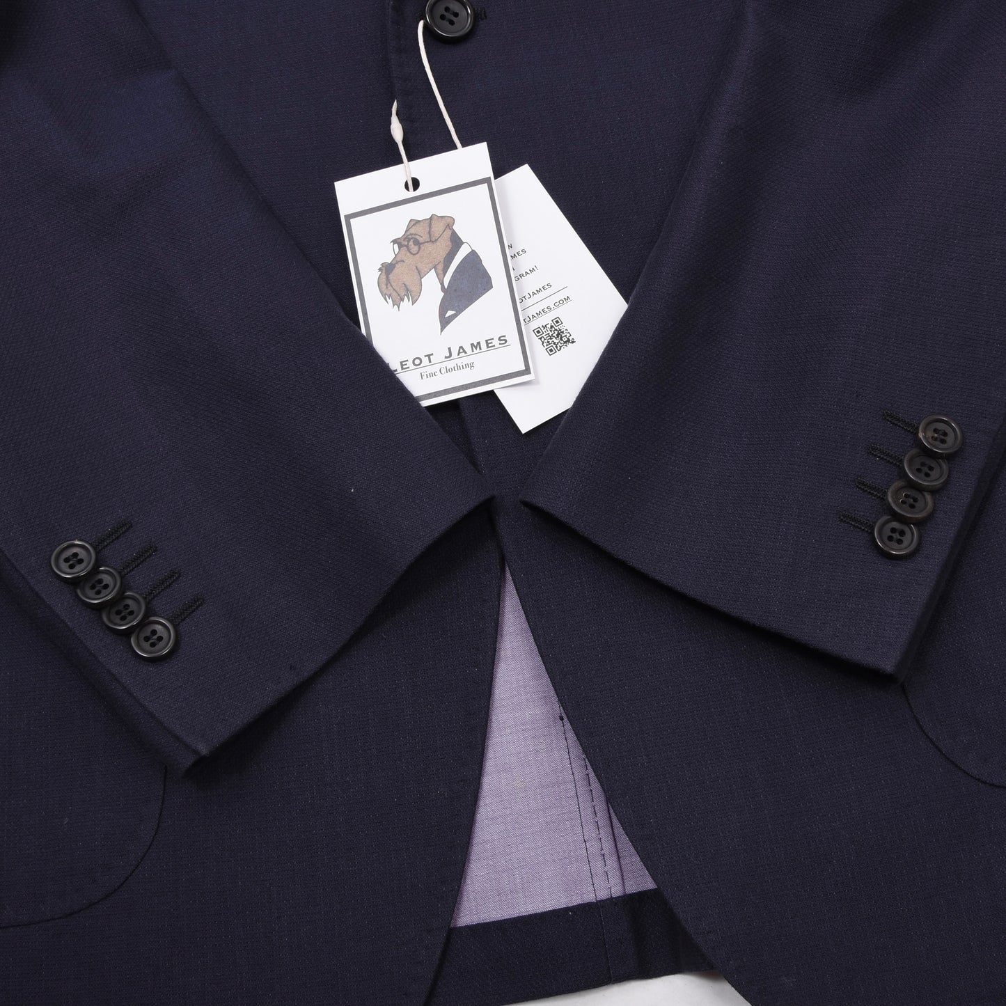 Canali Kei Unstructured Jacket Chest ca. 54cm - Navy Blue