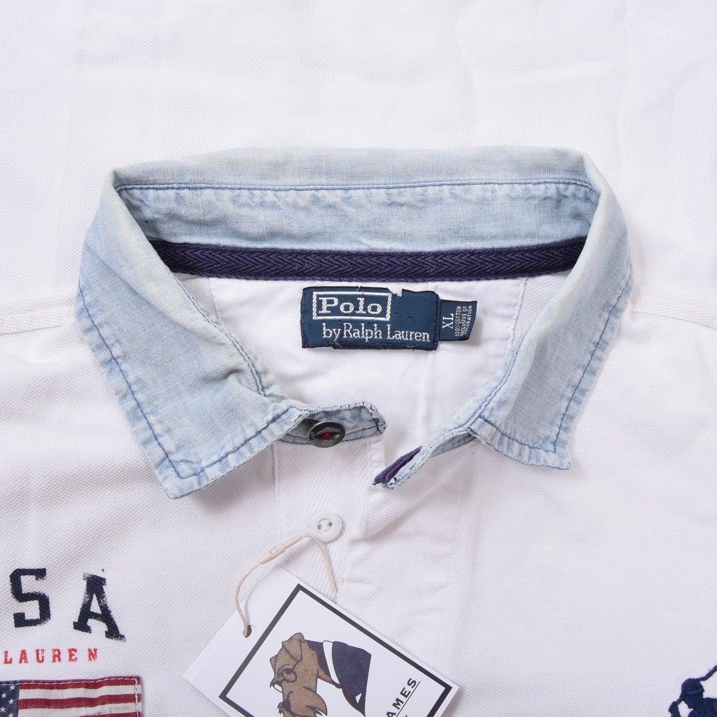 Vintage Polo Ralph Lauren Polo Shirt Size XL ca. 53cm - USA