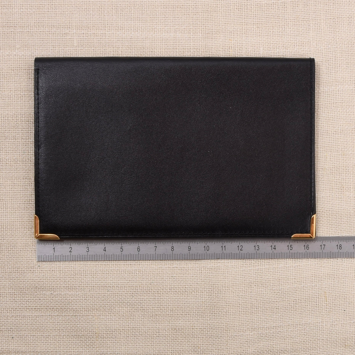 NOS Creation G. Leonard Leather Notepad Wallet - Black