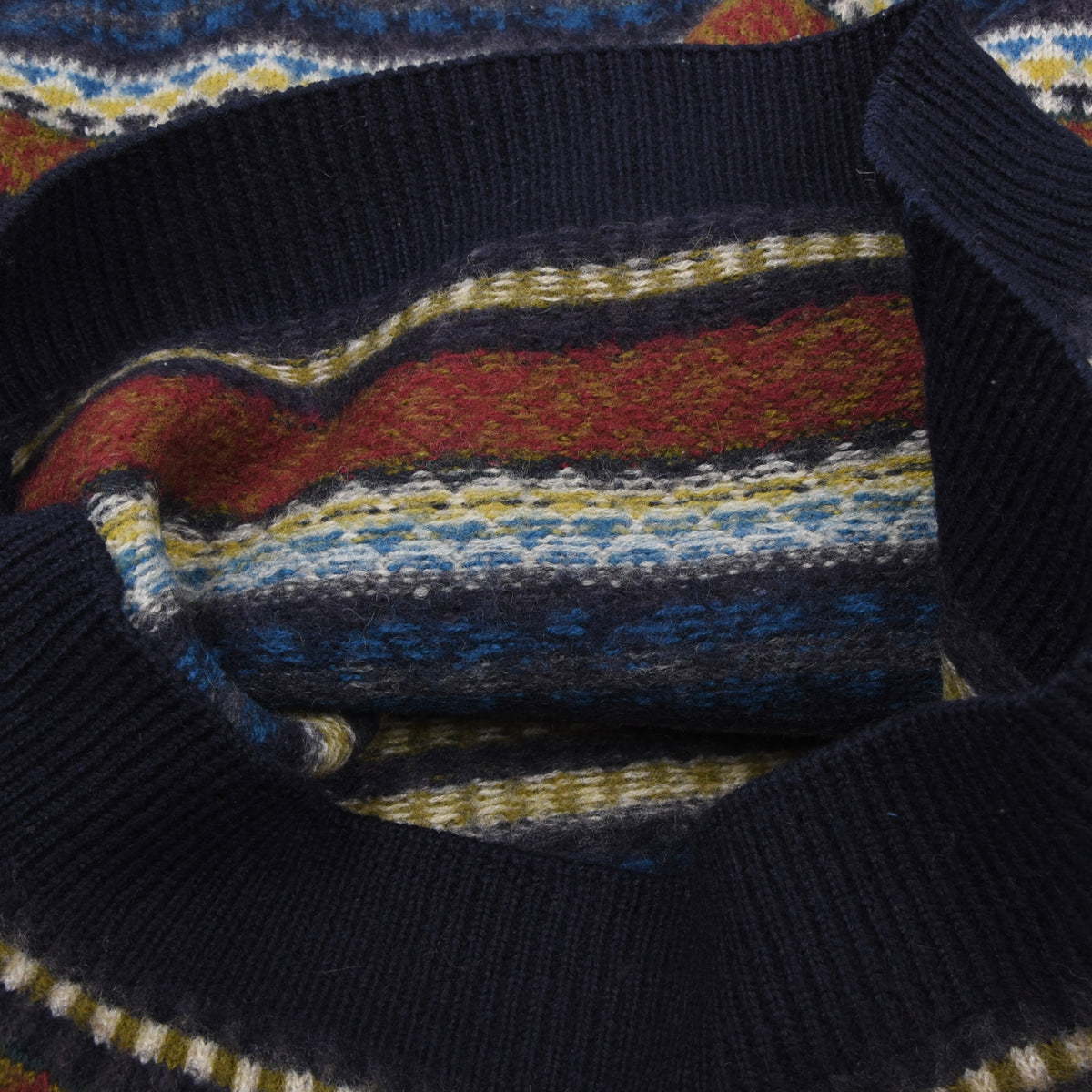 Vintage 1Libert 100% Wollle Fair Isle Pullover Gr. M